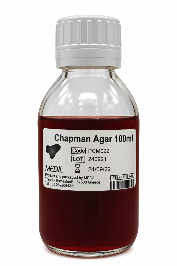 CHAPMAN 100ml (MANNITOL SALT AGAR)